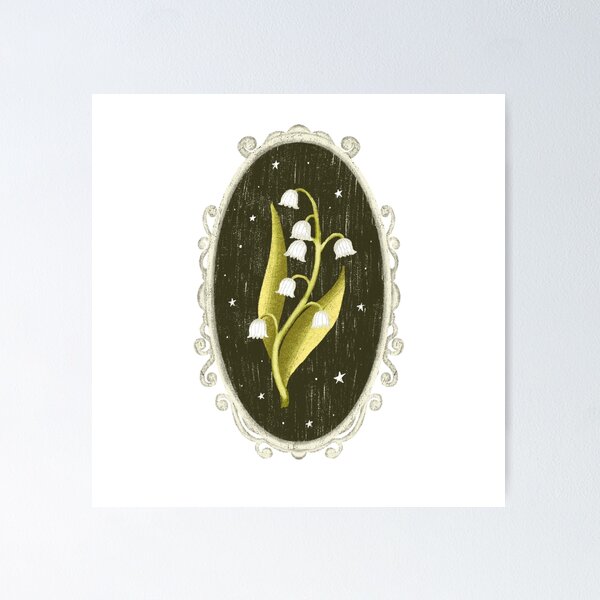 Item preview, lily of the valley pendant  designed and sold by pinkyfish1010.