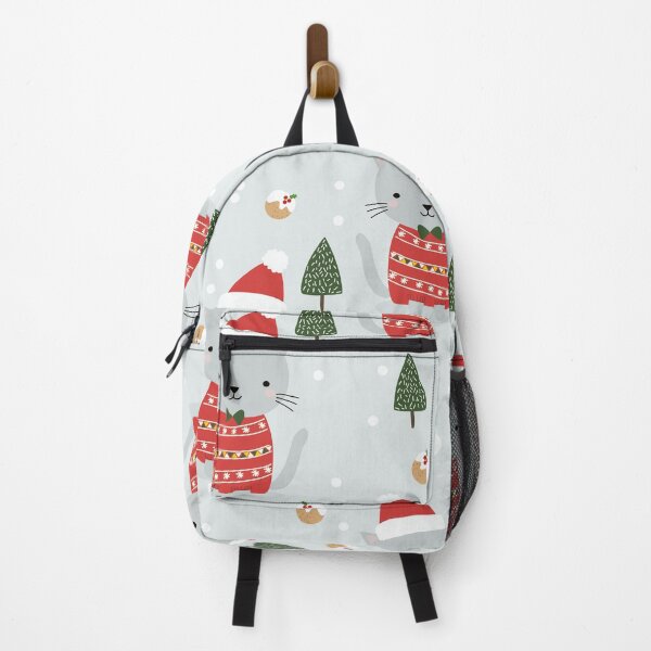 Item preview, Chirstmas Cute cat seamless pattern designed and sold by ayshatazin.