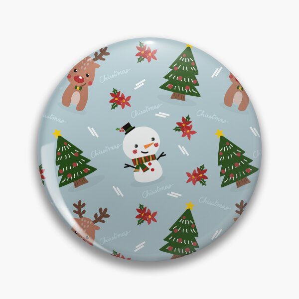 Item preview, Christmas Reindeer tree Snowman seamless pattern designed and sold by ayshatazin.