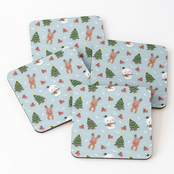 Item preview, Christmas Reindeer tree Snowman seamless pattern designed and sold by ayshatazin.