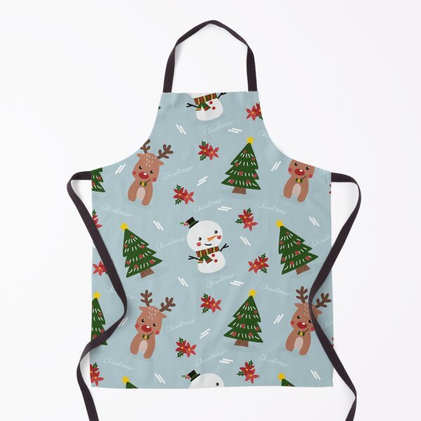 Item preview, Christmas Reindeer tree Snowman seamless pattern designed and sold by ayshatazin.