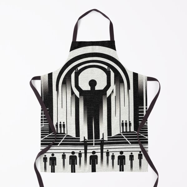 Item preview, A brutalist style poster with minimalist vectors and basic figure silhouettes, retro-futuristic graphic elements of geometric shapes in a rave-style composition, modern monochrome print artwork. designed and sold by Nataliya Kretsu.