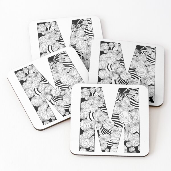 Item preview, Letter M Pattern designed and sold by JodieMarieArt.