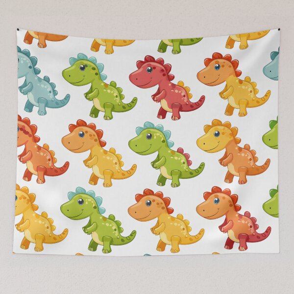 Item preview, Adorable Dinosaurs Pattern designed and sold by Quijote-.