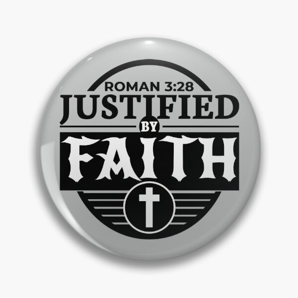 Item preview, Justified by Faith: Christian Scripture Art designed and sold by Inspirahawke.