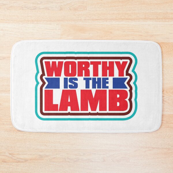 Item preview, Worthy is the Lamb Tshirt and  sticker designed and sold by Billium Halder.