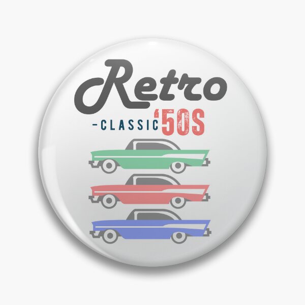 Aperçu de l'œuvre Voiture classique rétro des années 1950 créée et vendue par Superlofi.