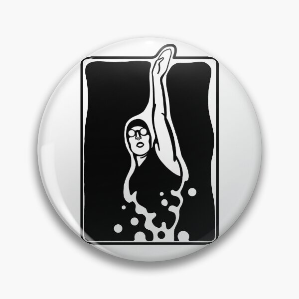 Item preview, Minimalist design for backstroke swimming pros and fans designed and sold by martodesign.