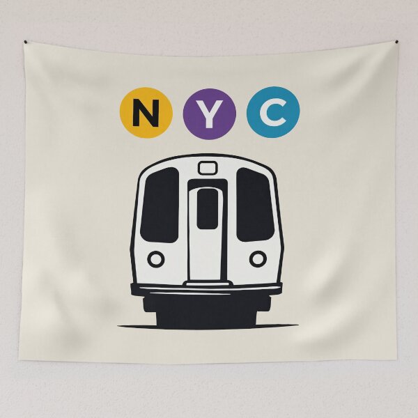 Item preview, New York Subway NYC Subway Train designed and sold by MayaDelaye.