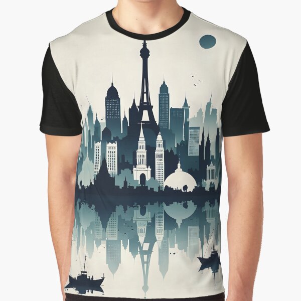 Item preview, City skyline reflected by the water V2 designed and sold by dekelbar.