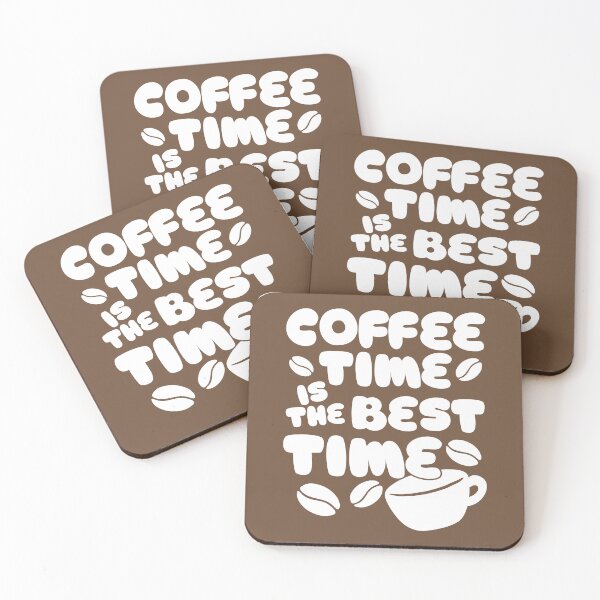 Item preview, Coffee time is the best time - Minimalist Design designed and sold by ArtsyLani.