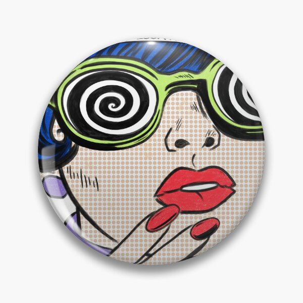 Item preview, Hypno Pop Art Girl designed and sold by Anna Cash .