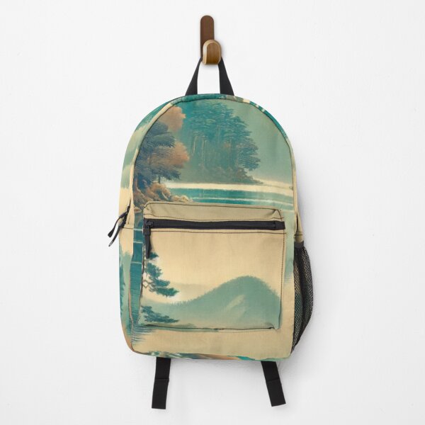 Item preview, Serenity at Gohi - A Contemporary Ukiyo-e Nature Landscape designed and sold by Kijiermono.
