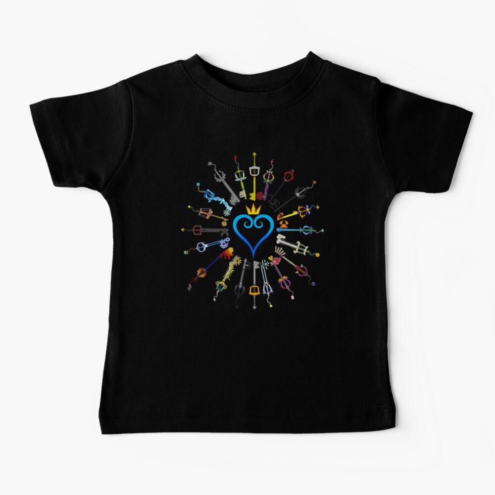 Kingdom Hearts Keyblades Baby T-Shirt