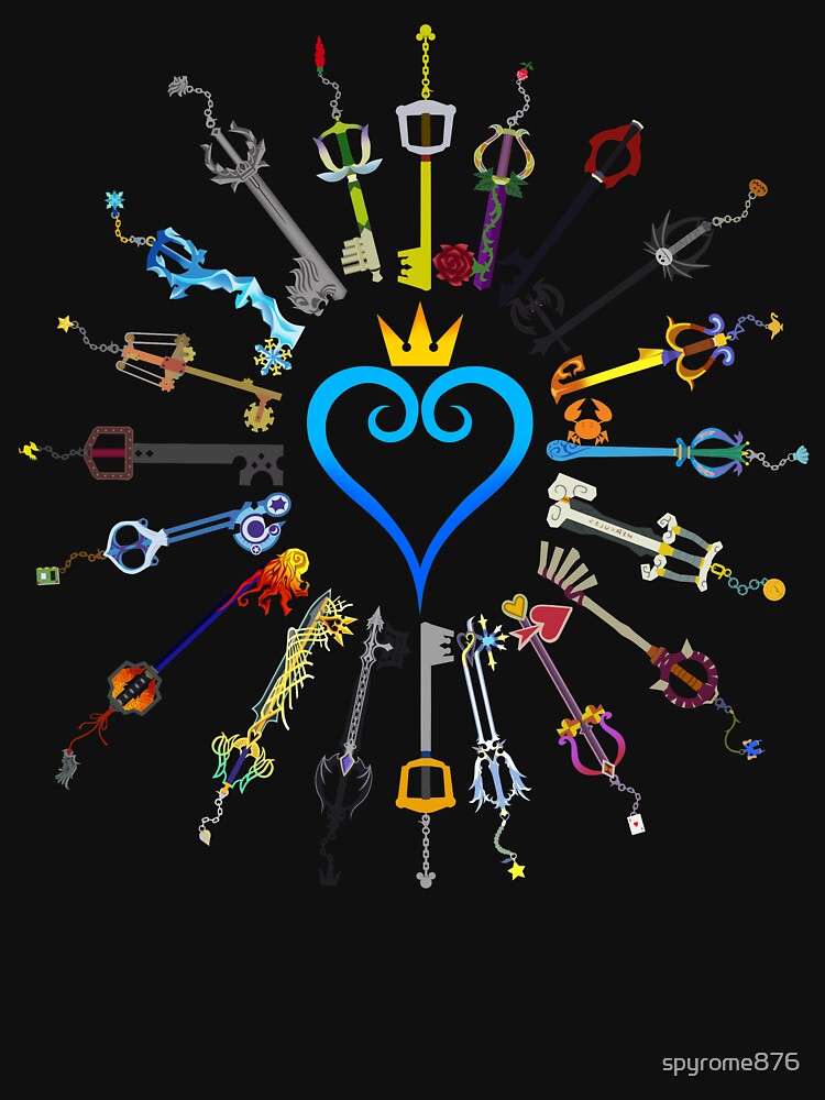 Kingdom Hearts Keyblades by spyrome876