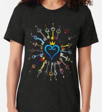 Kingdom Hearts Schlüsselschwerter Vintage T-Shirt