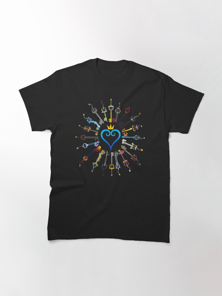 Alternate view of Kingdom Hearts Keyblades Classic T-Shirt