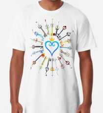 Kingdom Hearts Keyblades Long T-Shirt