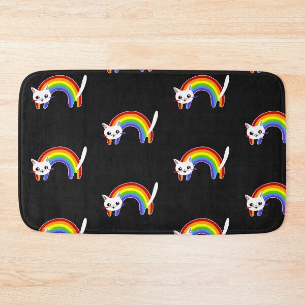 Item preview, Rainbow Cat designed and sold by Playful Strokes pom@pom.