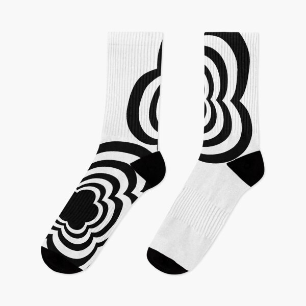 Item preview, Elegant Black White Flower Minimalist Bauhaus Shapes Mania designed and sold by Shapes-Mania.