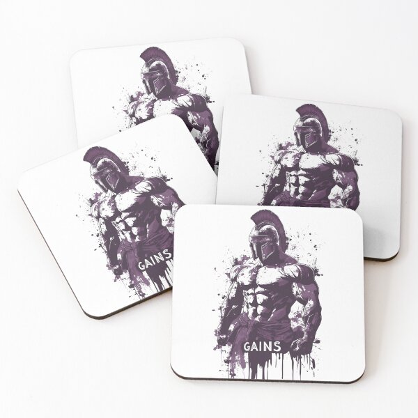 Item preview, Epic Spartan Warrior Gains Design - Bold and Powerful designed and sold by Abili-Tees.