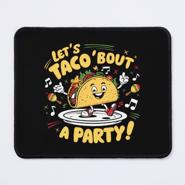 Item preview, Taco Party Fiesta Dancing Taco Cartoon with Festive Party Vibes designed and sold by w1ckerman.
