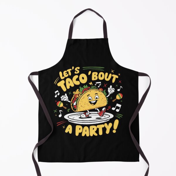 Item preview, Taco Party Fiesta Dancing Taco Cartoon with Festive Party Vibes designed and sold by w1ckerman.
