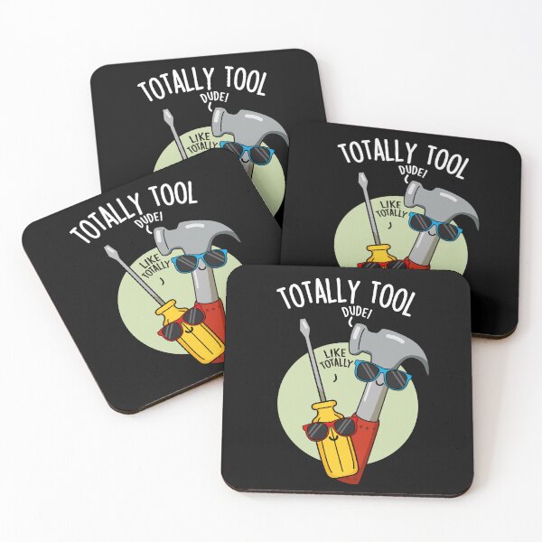 Item preview, Totally Tool Funny Handyman Pun (Dark BG) designed and sold by punnybone.