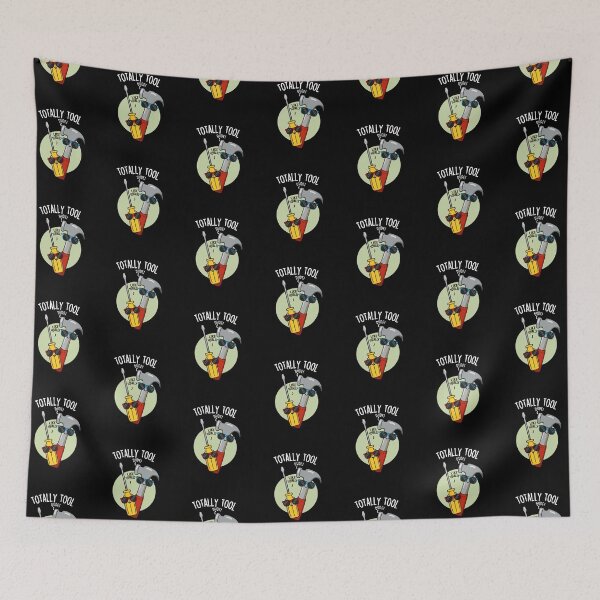Item preview, Totally Tool Funny Handyman Pun (Dark BG) designed and sold by punnybone.