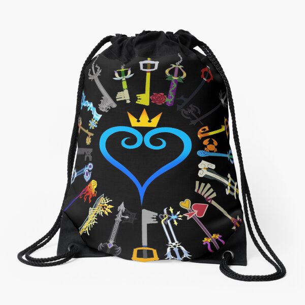 Kingdom Hearts Keyblades Drawstring Bag
