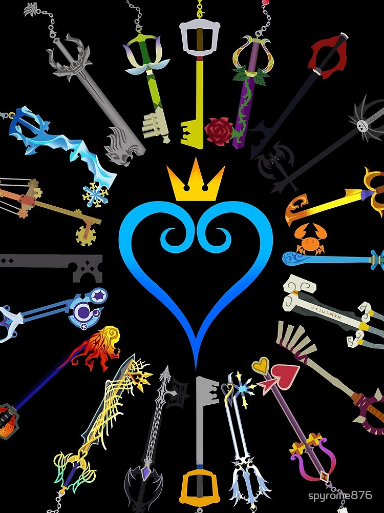 Kingdom Hearts Keyblades by spyrome876