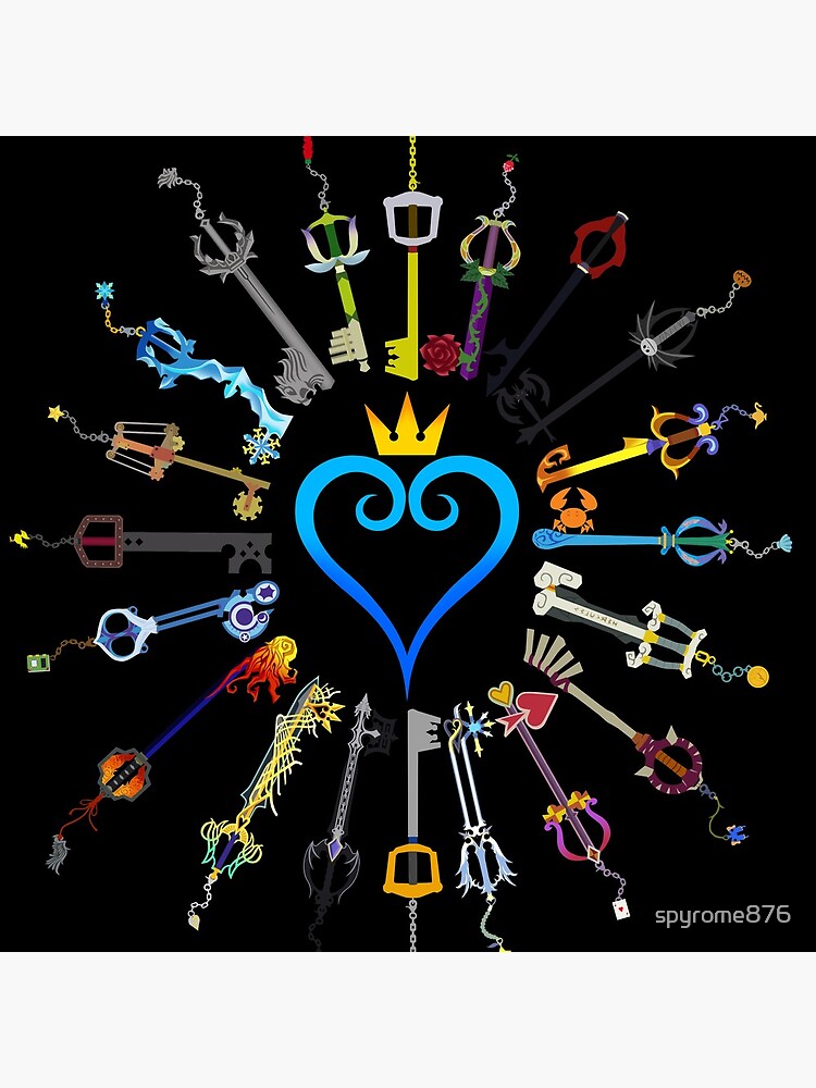 Kingdom Hearts Keyblades by spyrome876