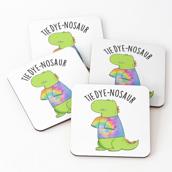 Item preview, Tie-dye-nosaur Funny Dinosaur Pun  designed and sold by punnybone.