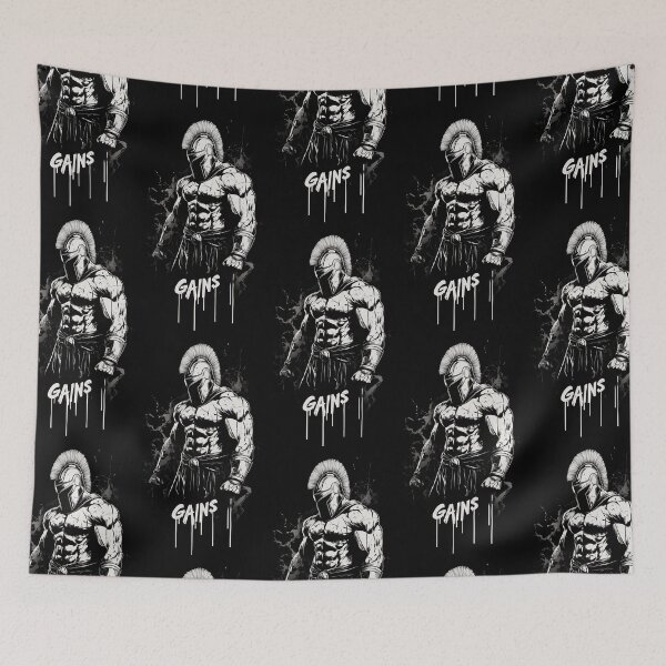 Item preview, Majestic Spartan Gains Art - Fierce and Inspiring designed and sold by Abili-Tees.