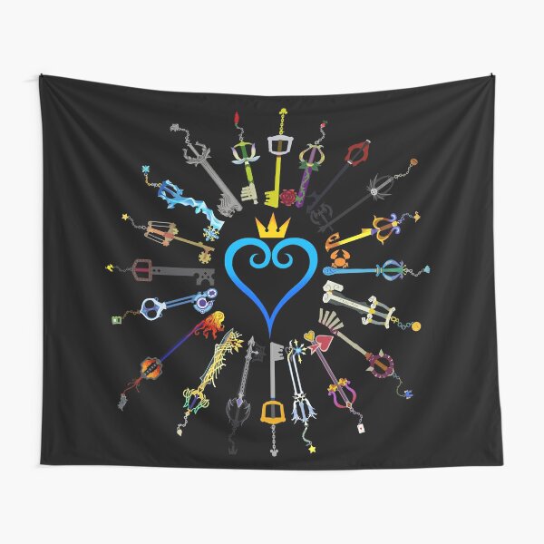 Gaming Tapestries Redbubble - blood red keyblade roblox