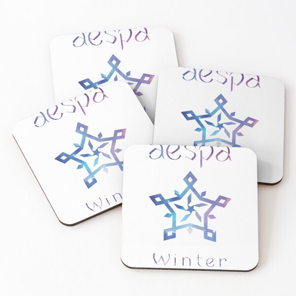 Item preview, Winter aespa logo design designed and sold by floverglowstudio.