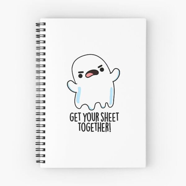 Item preview, Get Your Sheet Together Funny Ghost Pun  designed and sold by punnybone.