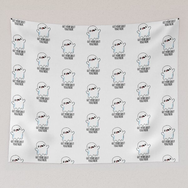 Item preview, Get Your Sheet Together Funny Ghost Pun  designed and sold by punnybone.