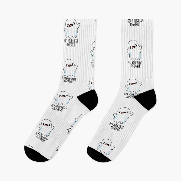 Item preview, Get Your Sheet Together Funny Ghost Pun  designed and sold by punnybone.