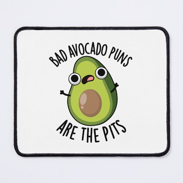 Item preview, Bad Avocado Puns Are The Pits Funny Fruit Pun  designed and sold by punnybone.