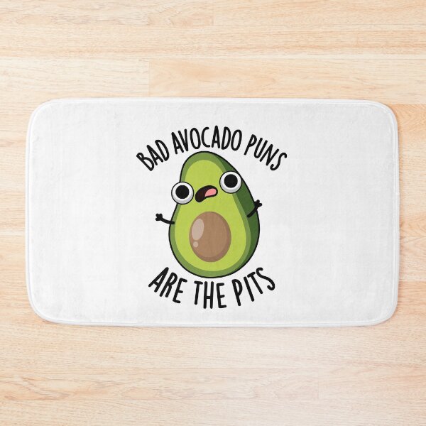 Item preview, Bad Avocado Puns Are The Pits Funny Fruit Pun  designed and sold by punnybone.