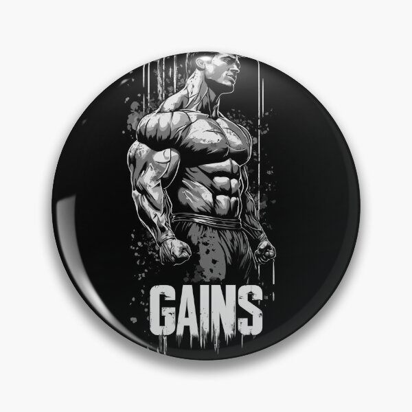 Artikelvorschau, Intense Gains Artwork – Rohe Kraft und Entschlossenheit entworfen und verkauft von Abili-Tees.