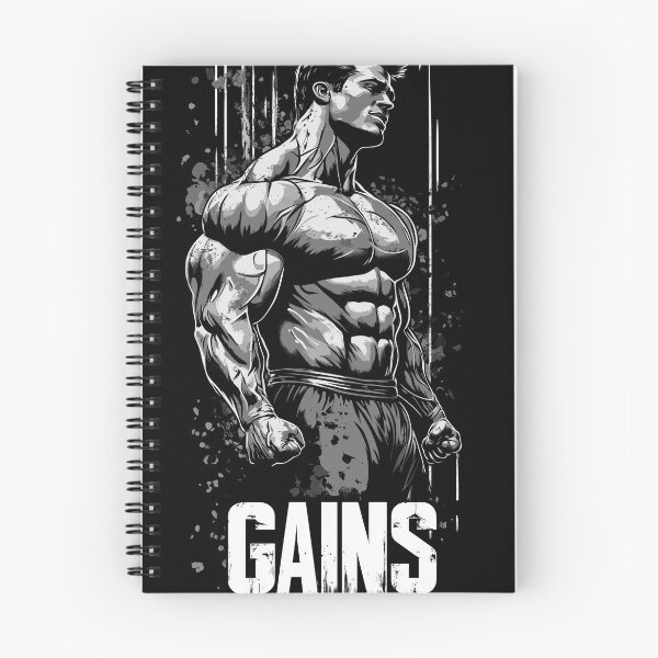 Aperçu de l'œuvre Œuvre d'art Intense Gains - Puissance brute et détermination créée et vendue par Abili-Tees.