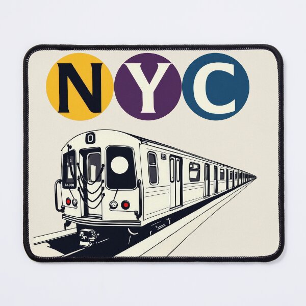 Item preview, New York Subway NYC Subway Train designed and sold by MayaDelaye.