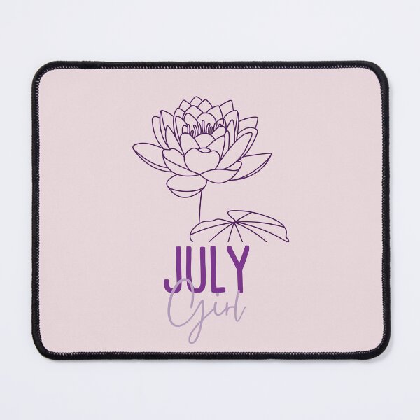 Item preview, July Girl, minimalist Water Lily July Birth Flower for July Birthday Girls designed and sold by lagunaklein.