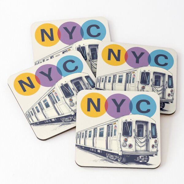 Item preview, New York Subway NYC Subway Train designed and sold by MayaDelaye.