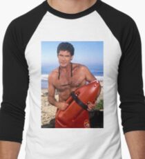 Camiseta ¾ bicolor para hombre El Hoff - Vigilancia de la playa