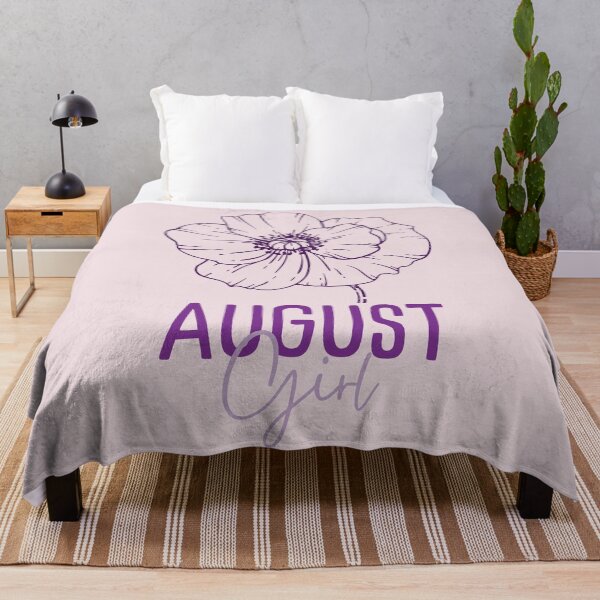 Item preview, August Girl, minimalist Poppy August Birth Flower for August Birthday Girls designed and sold by lagunaklein.