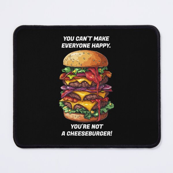 Item preview, Funny Cheeseburger BBQ Quote designed and sold by Basti09.