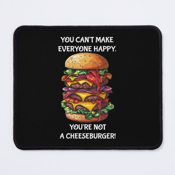 Item preview, Funny Cheeseburger BBQ Quote designed and sold by Basti09.